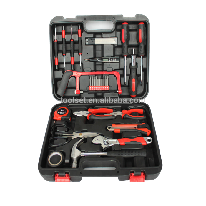 29pcs Portable Hard Plastic Case,Carpenter Tool Set,Workshop Tool Set